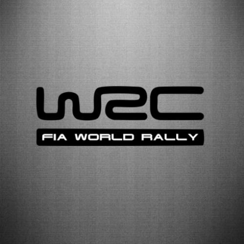 Наклейка WRC 25x8,9 см Черный (21563633)