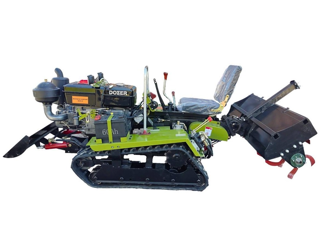 Минитрактор гусеничный DOZER-35 фреза/плуг/косилка/лопата-отвал Минитрактор гусеничный DOZER-35 фреза/плуг/косилка/лопата-отвал