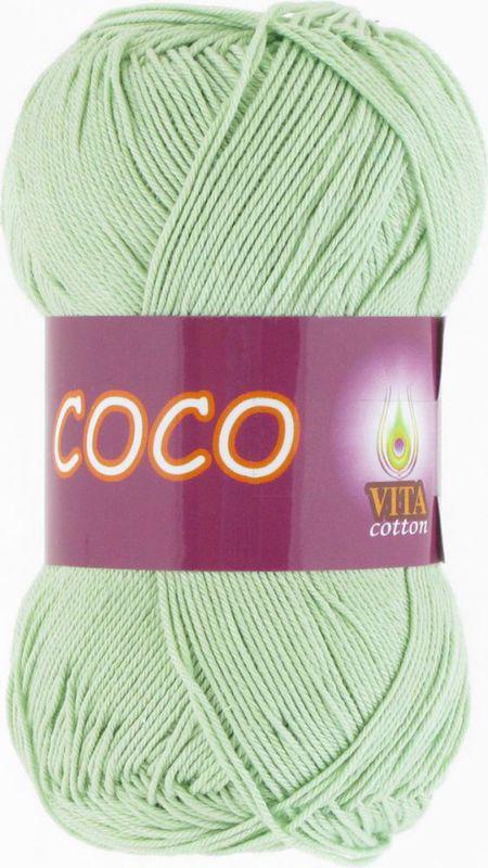 Пряжа Vita Cotton Coco 4314 мята (3391)
