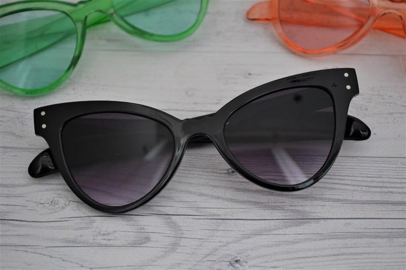 Очки солнцезащитные Кошачий глаз №1 Черный