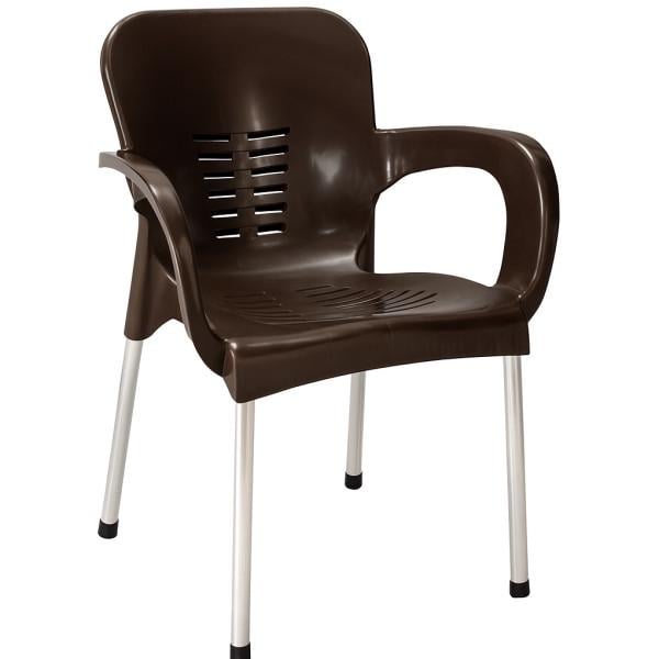 Стілець Венус з підлокітниками для внутрішнього та зовнішнього використання пластиковий (31869295)