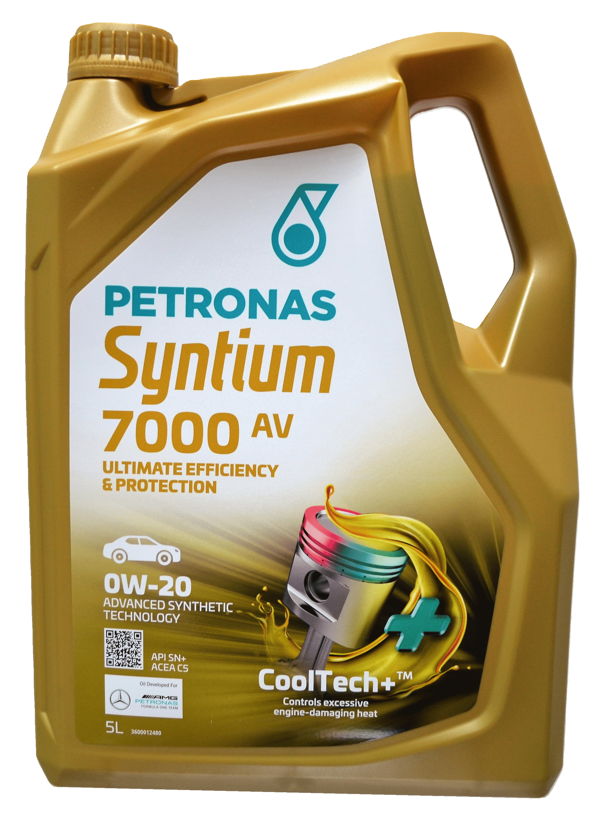 Моторна олива PETRONAS LUBRICANTS Syntium 7000 AV 0W-20 SN+ 5 л (2440013936) - фото 2 Моторна олива PETRONAS LUBRICANTS Syntium 7000 AV 0W-20 SN+ 5 л (2440013936) - фото 2