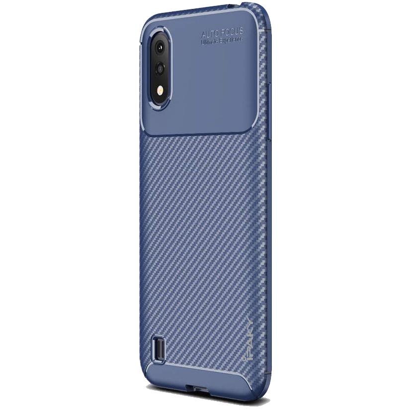 TPU чехол iPaky Kaisy Series для Samsung Galaxy A01 Синий - фото 2