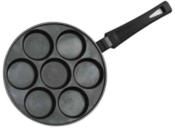 Сковорідка для млинців/оладків Biol D 24 см антипригарна матеріал алюміній Black (CO24ZP)