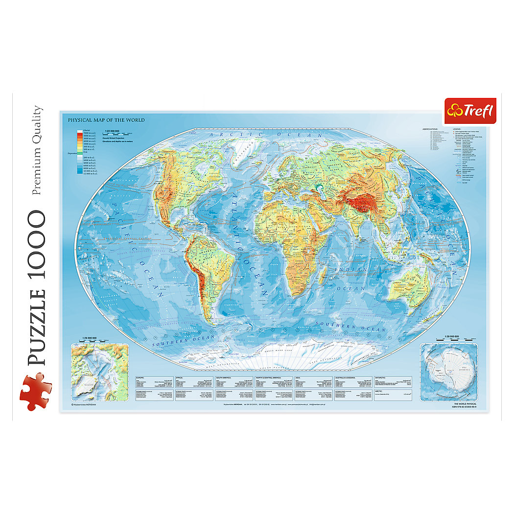 Пазл Trefl Карта Світу 1000 елементів