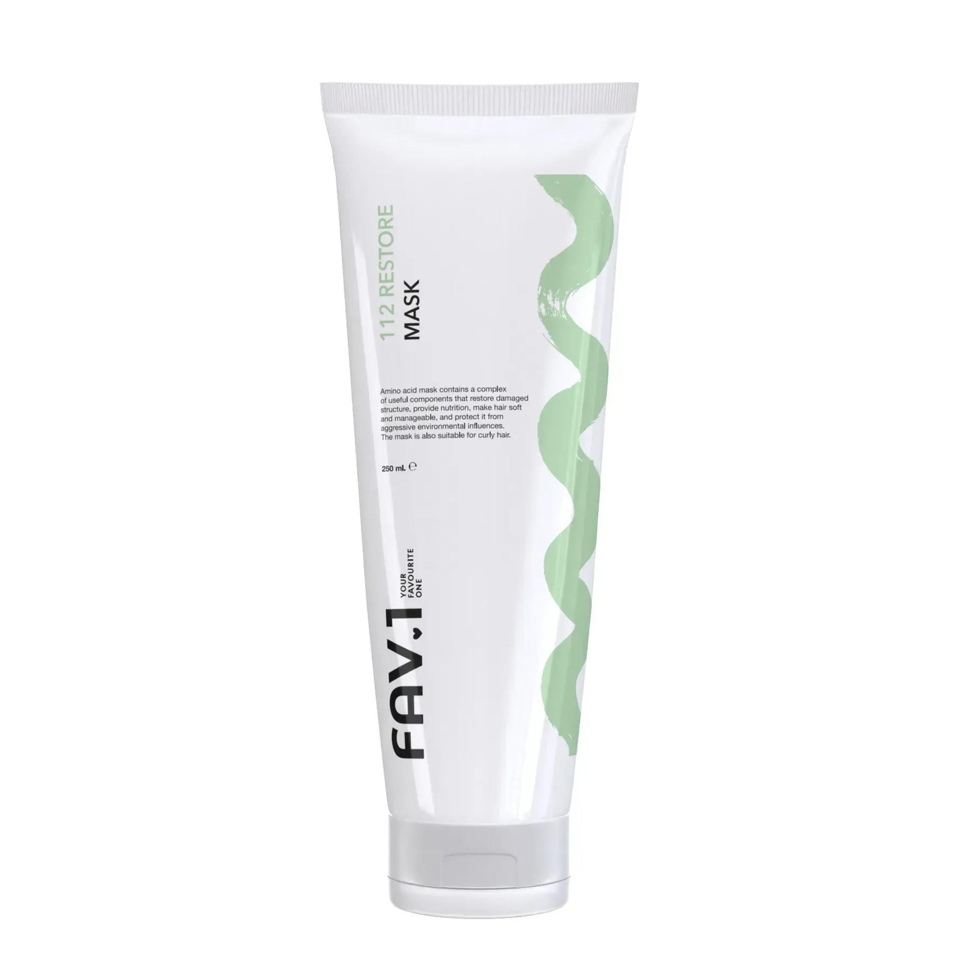 Маска для волос FAV.1 112 RESTORE MASK Аминокислотная 250 мл (31573893)