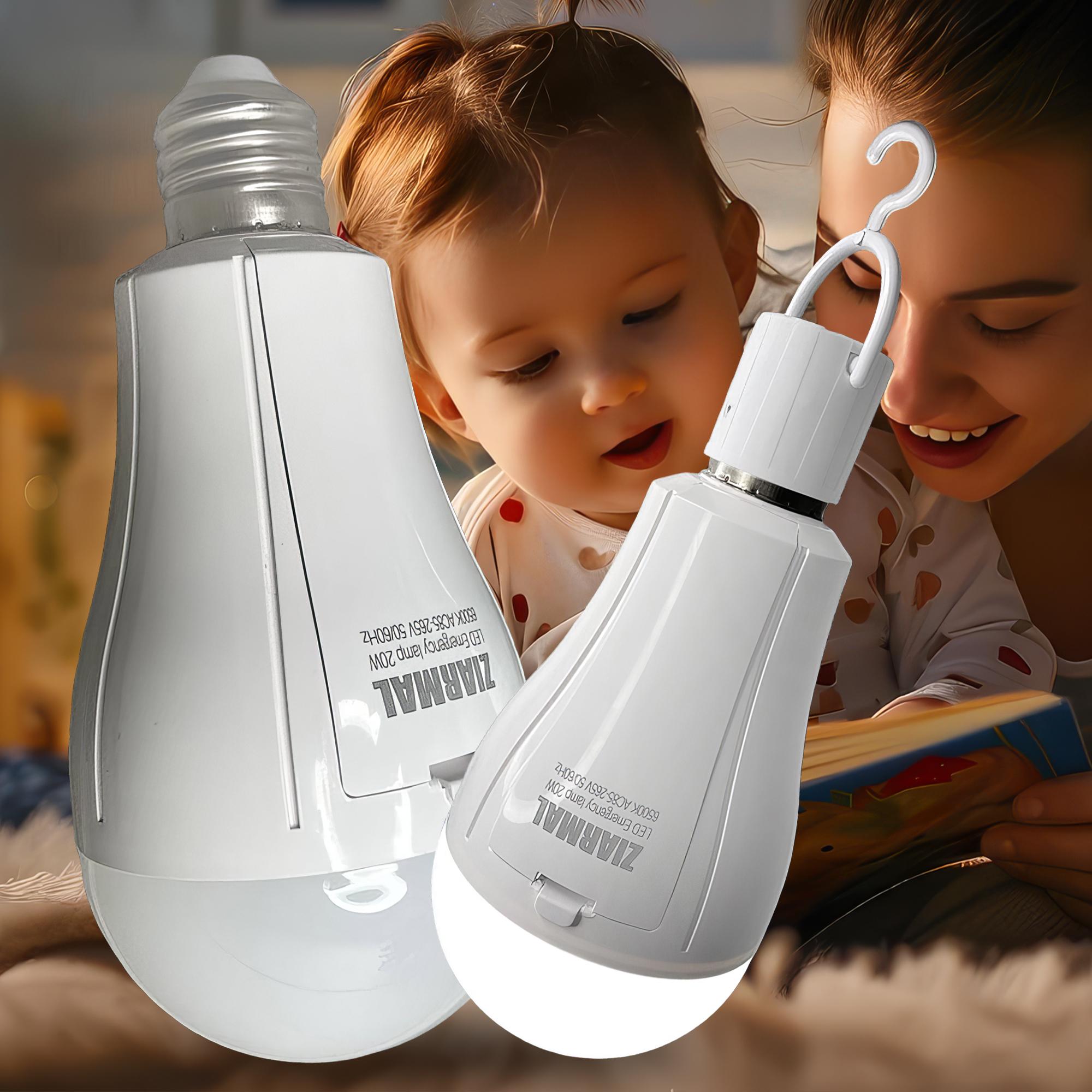 Лампочка аварійна акумуляторна Ziarmal ZR-777 Е27 з акумулятором 18650 2 шт. - фото 4 Лампочка аварійна акумуляторна Ziarmal ZR-777 Е27 з акумулятором 18650 2 шт. - фото 4