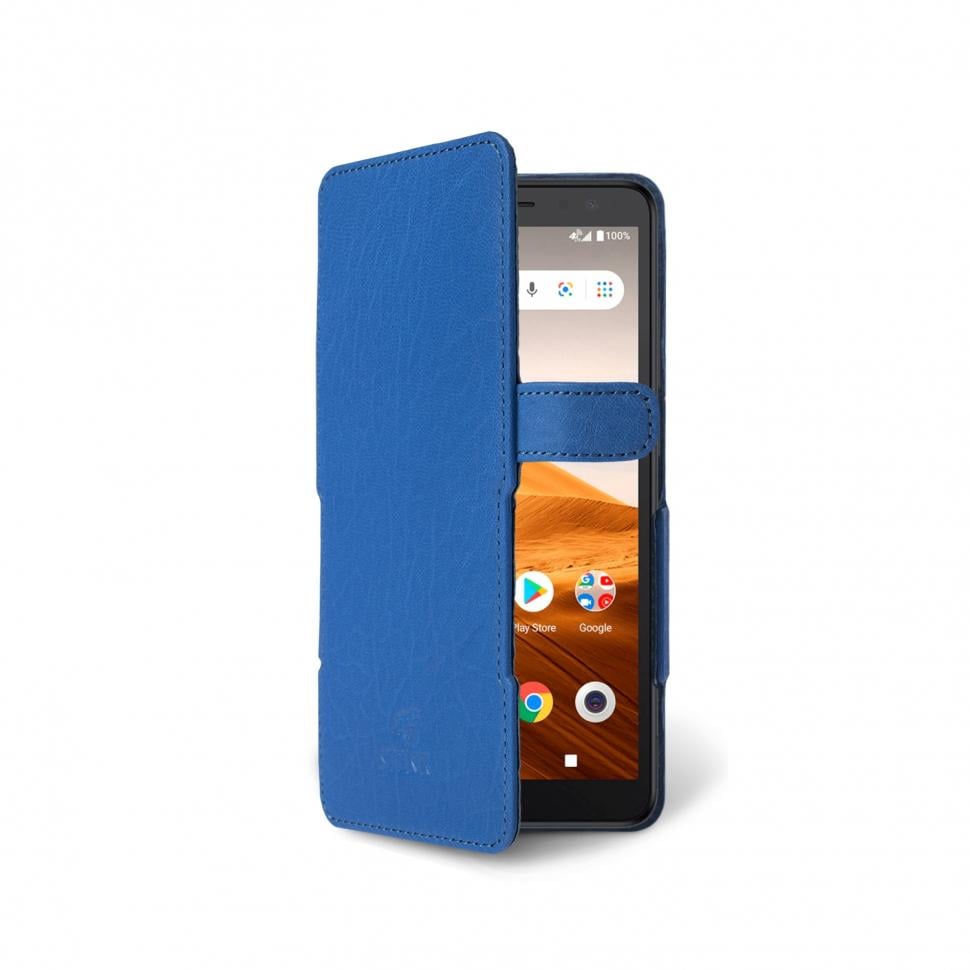 Чехол книжка Stenk Prime для Alcatel APPRISE Ярко-синий (67550)