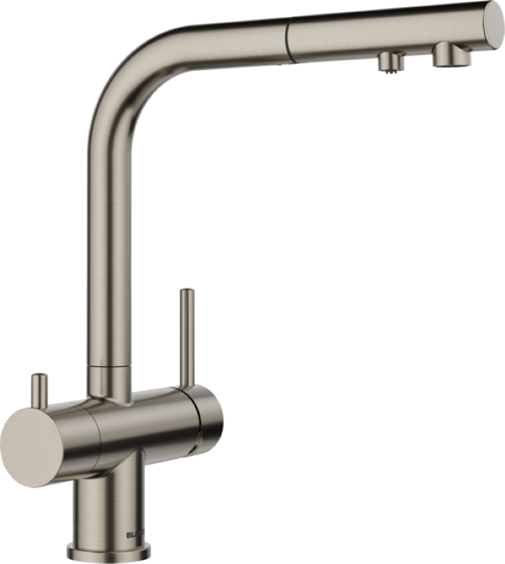 Смеситель кухонный Blanco FONTAS-S II Satin platinum 527715 (43037)
