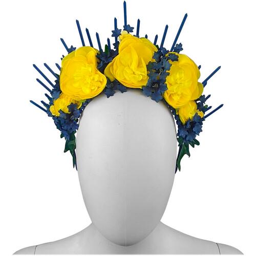 Обруч Seta Decor Ярина Желто-голубой ( 22-316)