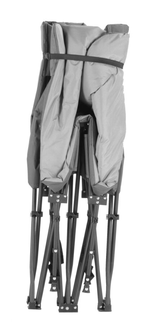 Ліжко туристичне розкладне Bass Polska BH 31007 з матрацом 198x68x40 см Сірий - фото 4 Ліжко туристичне розкладне Bass Polska BH 31007 з матрацом 198x68x40 см Сірий - фото 4