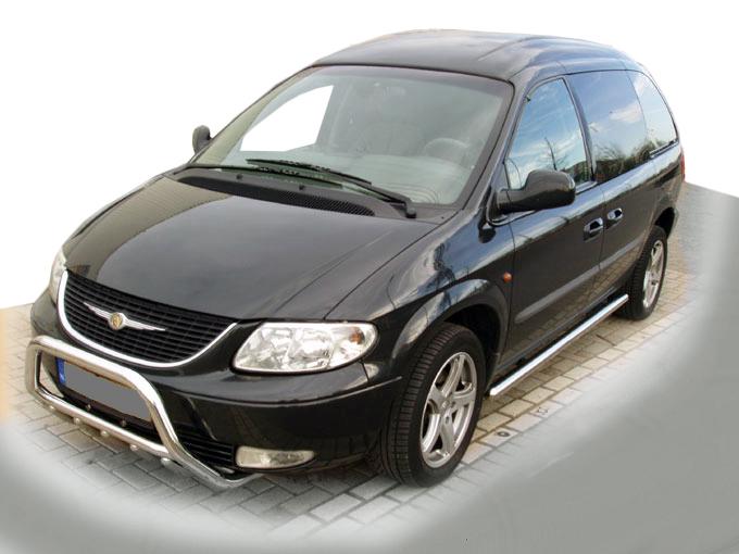 Передняя дуга WT003 CAN для Chrysler Voyager 2001-2007 гг. нержавеющая сталь Хром