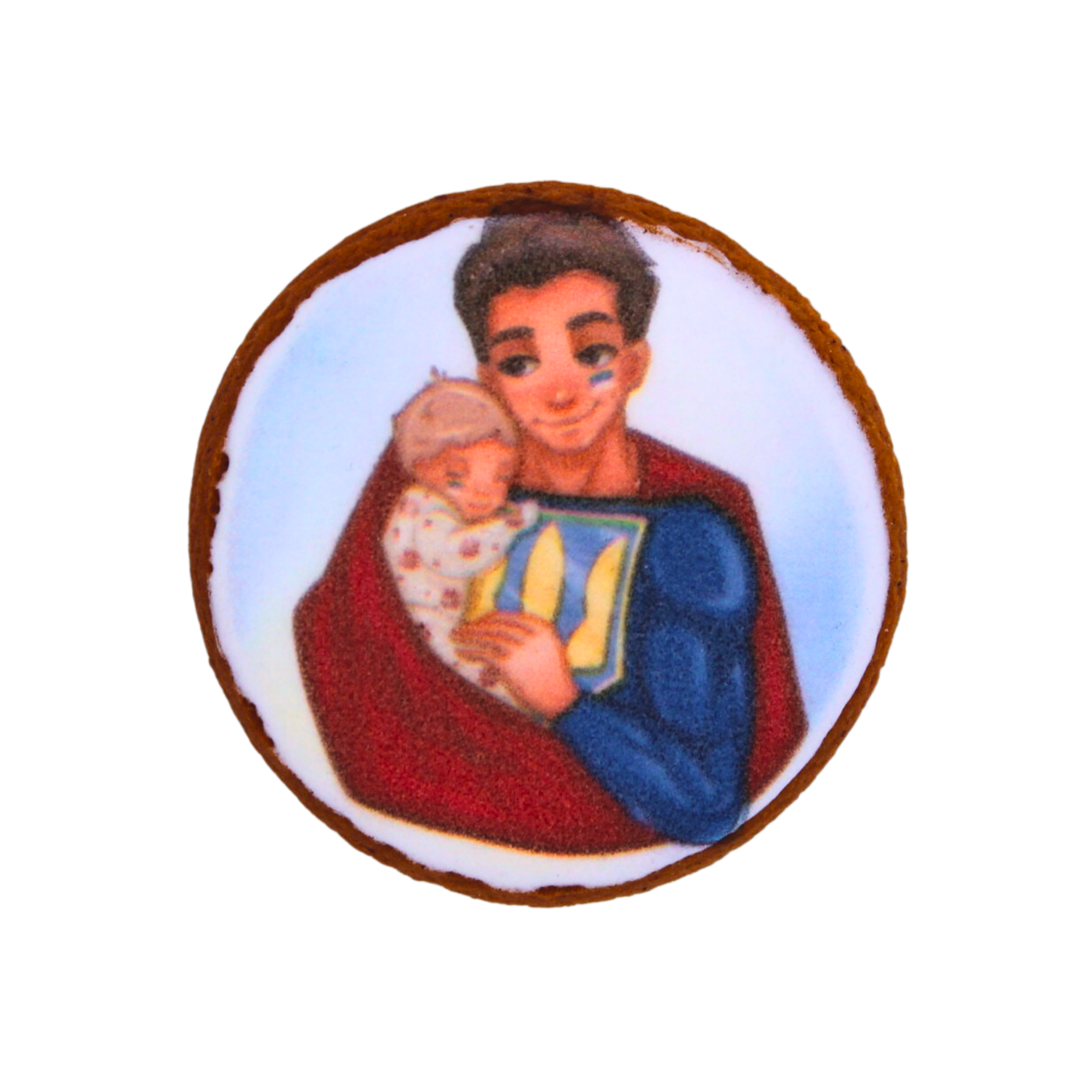 Пряник с принтом Крафт Печиво День Отца 17 г