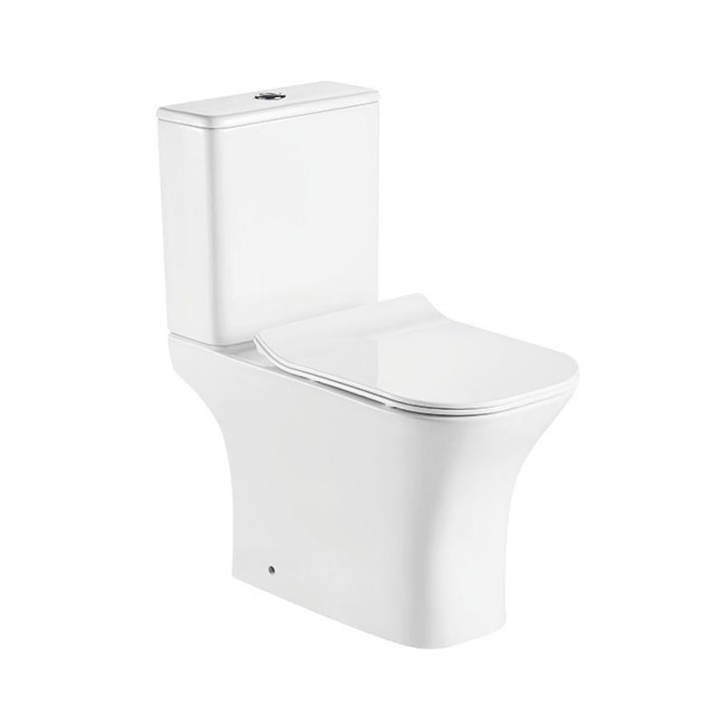 Унітаз-компакт Qtap QT24221215AW Presto Quadro безободковий з сидінням Soft-close (SD00052480)