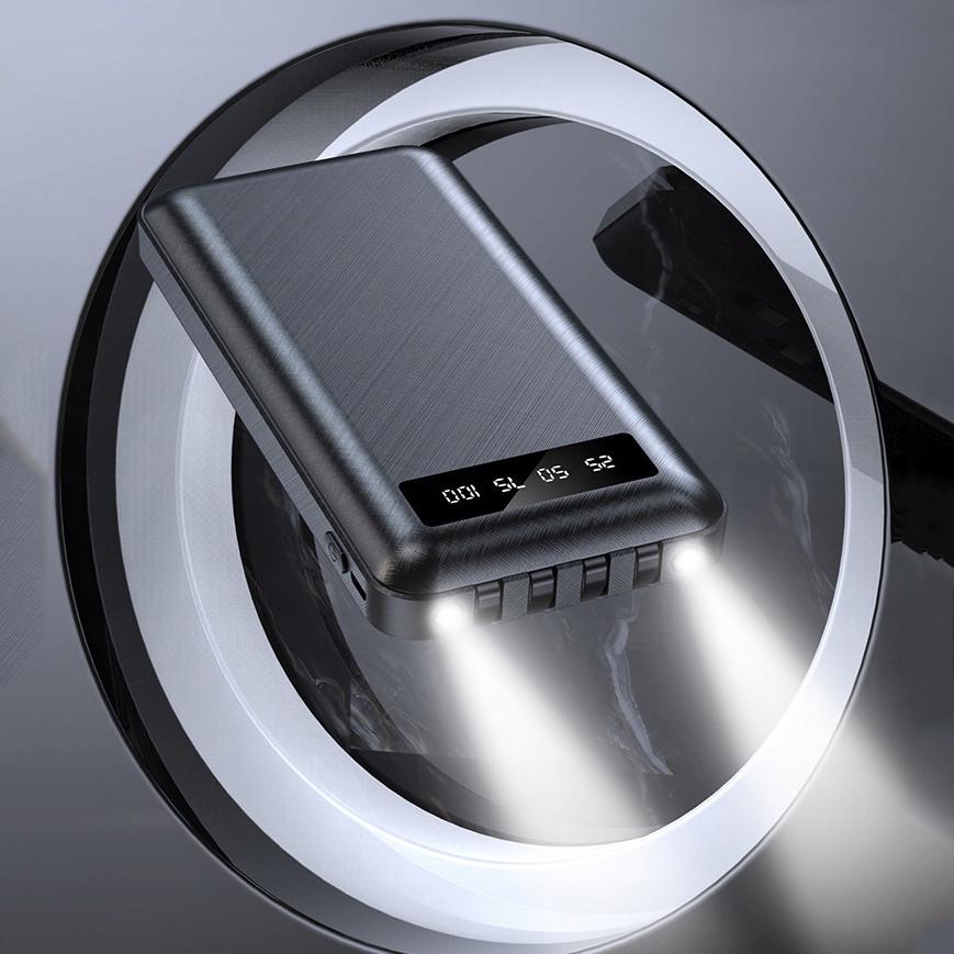 Внешний аккумулятор, павербанк YOYO 10000mAh + Lightning / Type-C / Micro / USB (PB02) - фото 7 Внешний аккумулятор, павербанк YOYO 10000mAh + Lightning / Type-C / Micro / USB (PB02) - фото 7