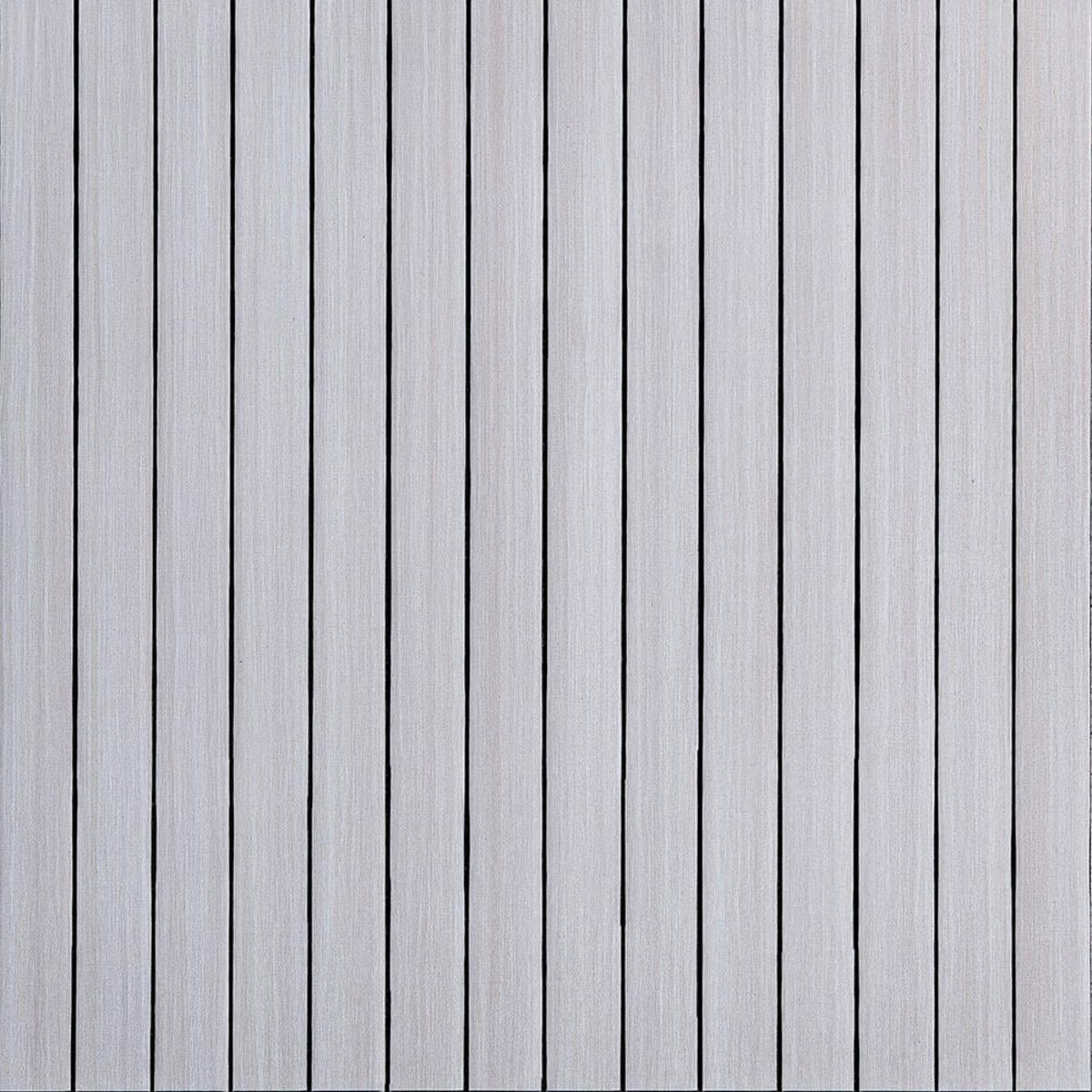 Покриття вінілове самоклеюче 3D рейки 600х600х2,8 мм Кедр срібний (SW-00002198)