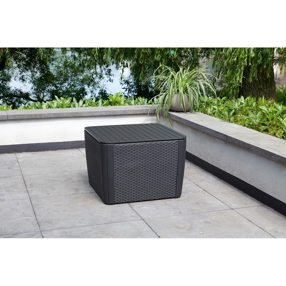 Стол-ящик садовый Keter Luzon Plus Графитовый (241664) - фото 11