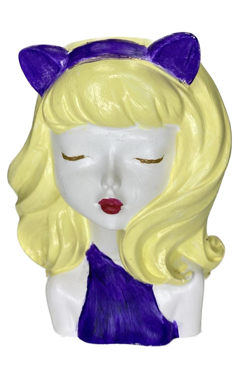 Свеча соевая в кашпо Барби (4019)