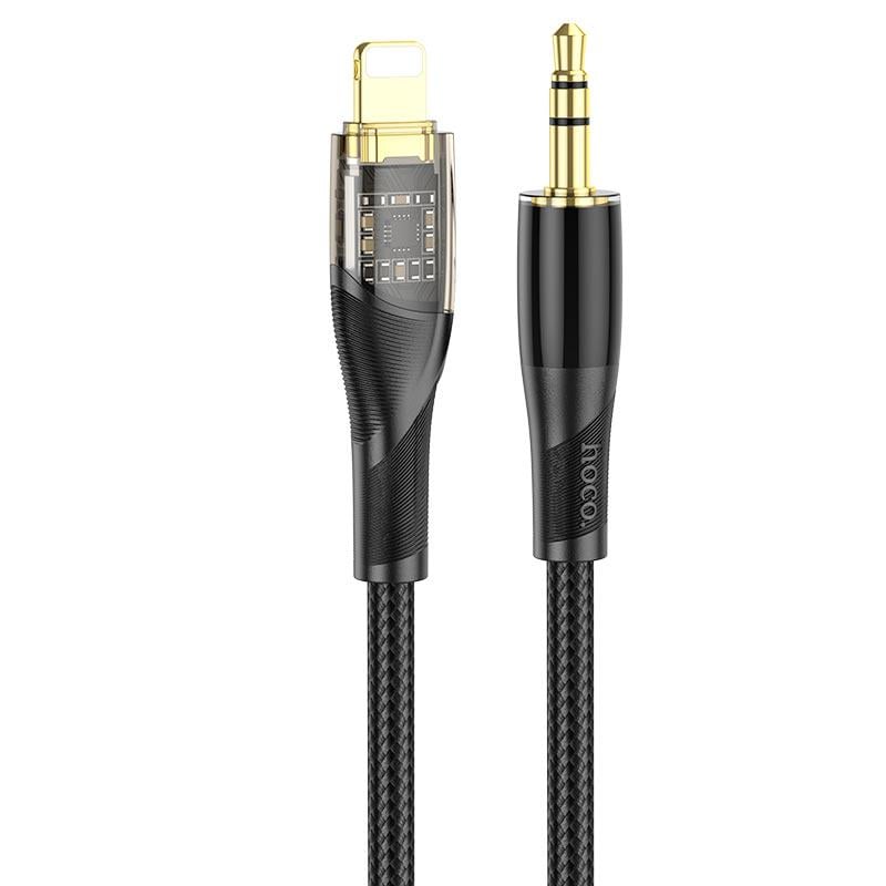 Кабель Hoco AUX 3,5 мм до світла Transparent Discovery Edition Digital Audio Conversion cable UPA25 1 м (11314868)