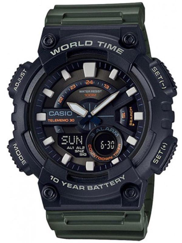 Наручний годинник чоловічий Casio AEQ-110W-3AVEF (510241)