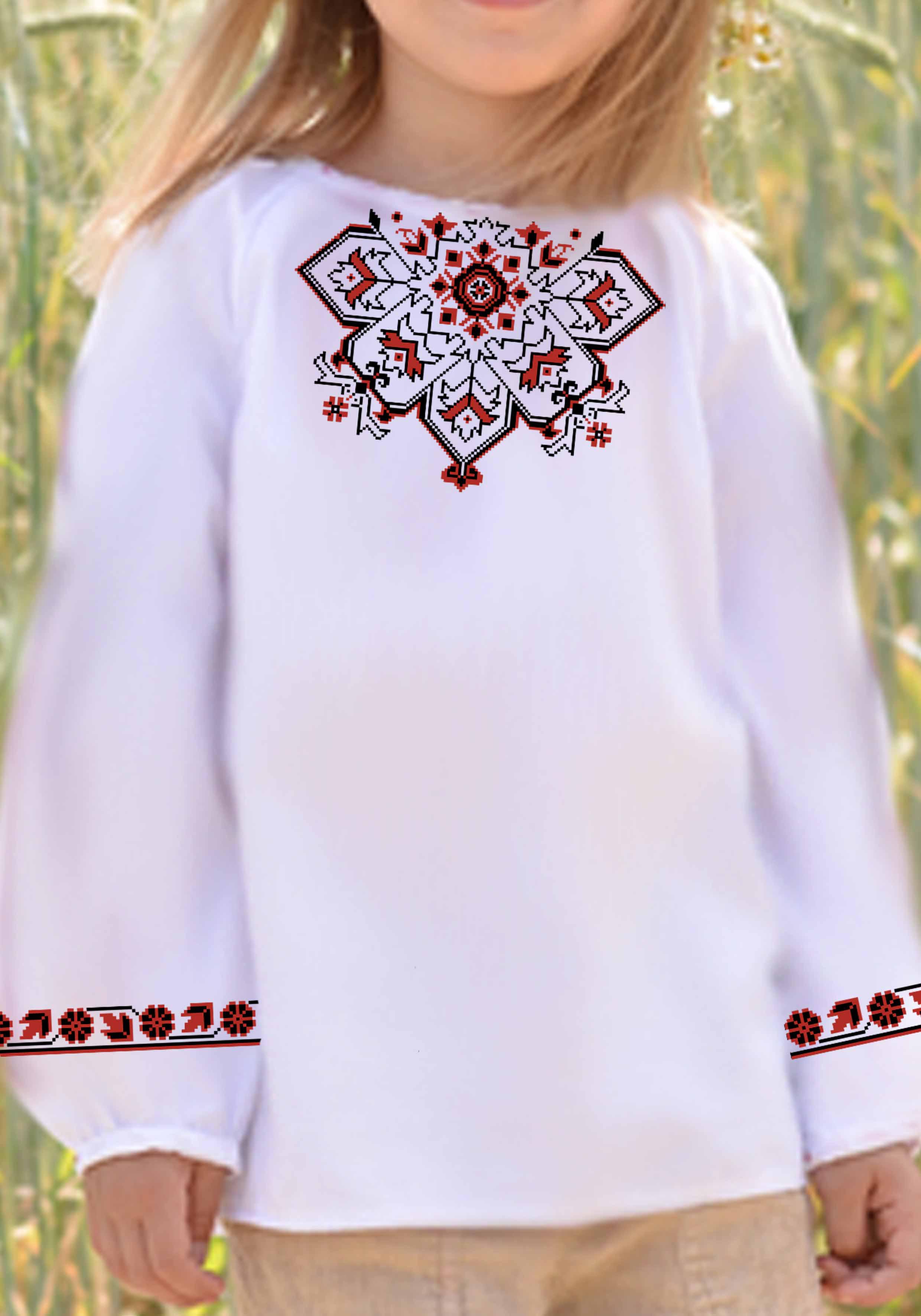 Заготовка для вышивки нитками/бисером для девочки домотканое полотно (СДД-59)