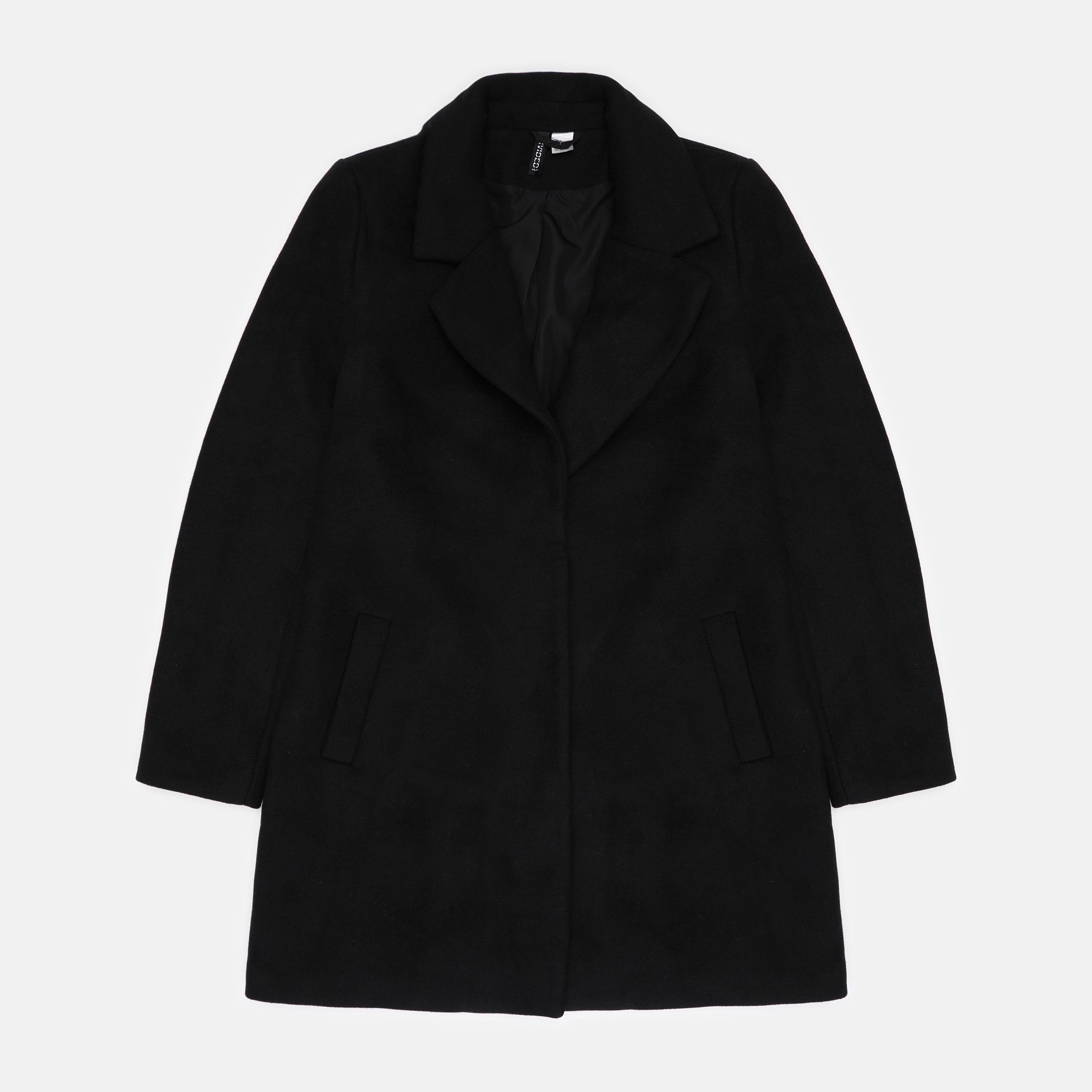 Пальто H&M M Чорний (A2309992707) Пальто H&M M Чорний (A2309992707)