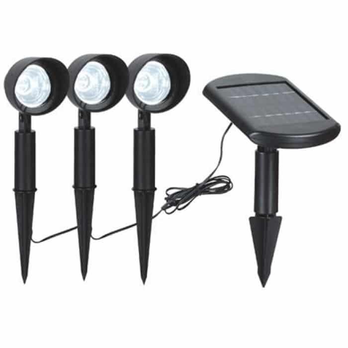 Грунтовый светильник HOROZ ELECTRIC MAGIC LED на солнечной батарее 9х0,06W 6400K 9х1,5 Lm 320x76 мм Черный (078-007-0001-010)