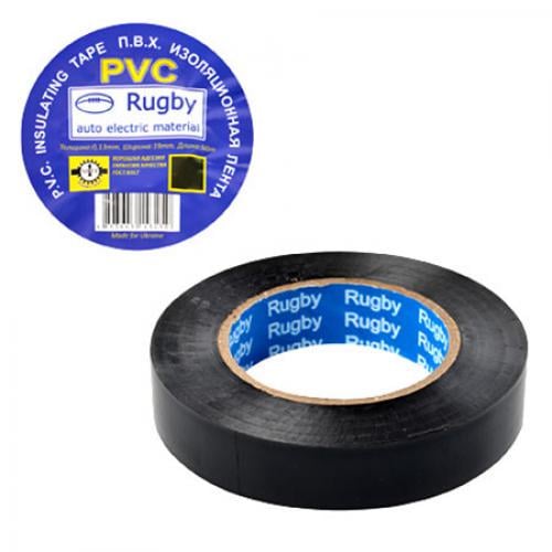 Изолента ПВХ Rugby 50 м Черный - фото 2