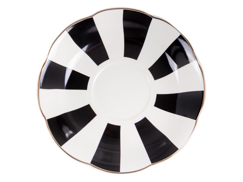 Набор чайных чашек Lefard Blur фарфоровых с блюдцем на 2 персоны 220 мл (922-029) - фото 2 Набор чайных чашек Lefard Blur фарфоровых с блюдцем на 2 персоны 220 мл (922-029) - фото 2