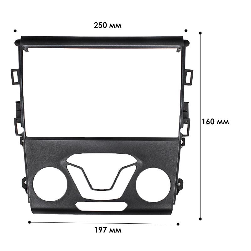 Переходная рамка Lesko 9" Ford Mondeo 2013+ Fusion 2013+ (6806) для машины - фото 5