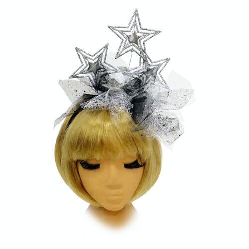 Обруч Новогодние звезды SETA Decor 16-902SL