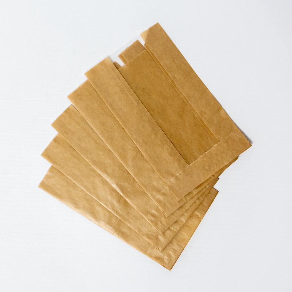 Пакет бумажный саше с прозрачным окном 100х40х170 мм 1000 шт. - фото 4