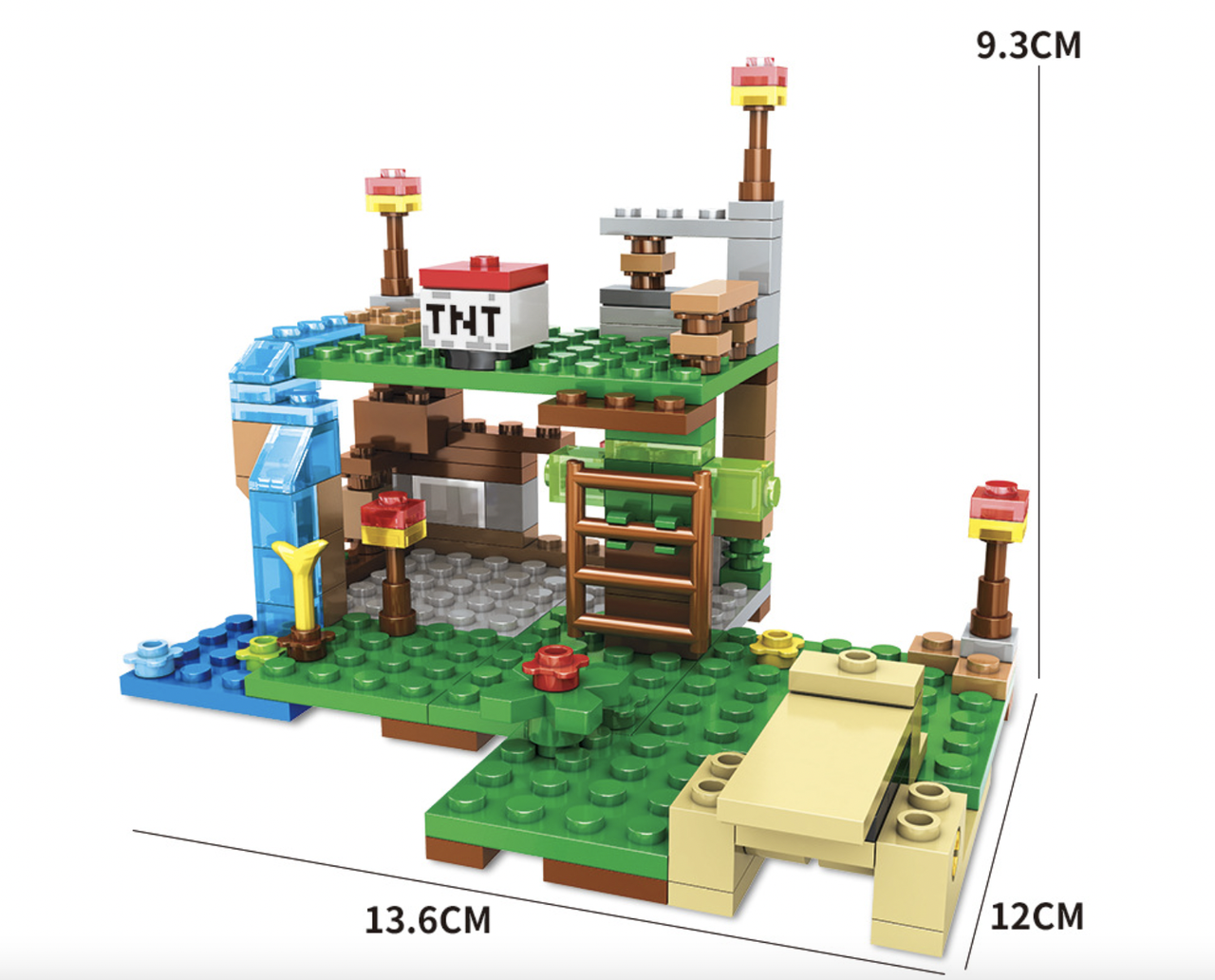 Конструктор My World Скеля біля водоспаду 310 деталей (SJ81005) - фото 10 Конструктор My World Скеля біля водоспаду 310 деталей (SJ81005) - фото 10