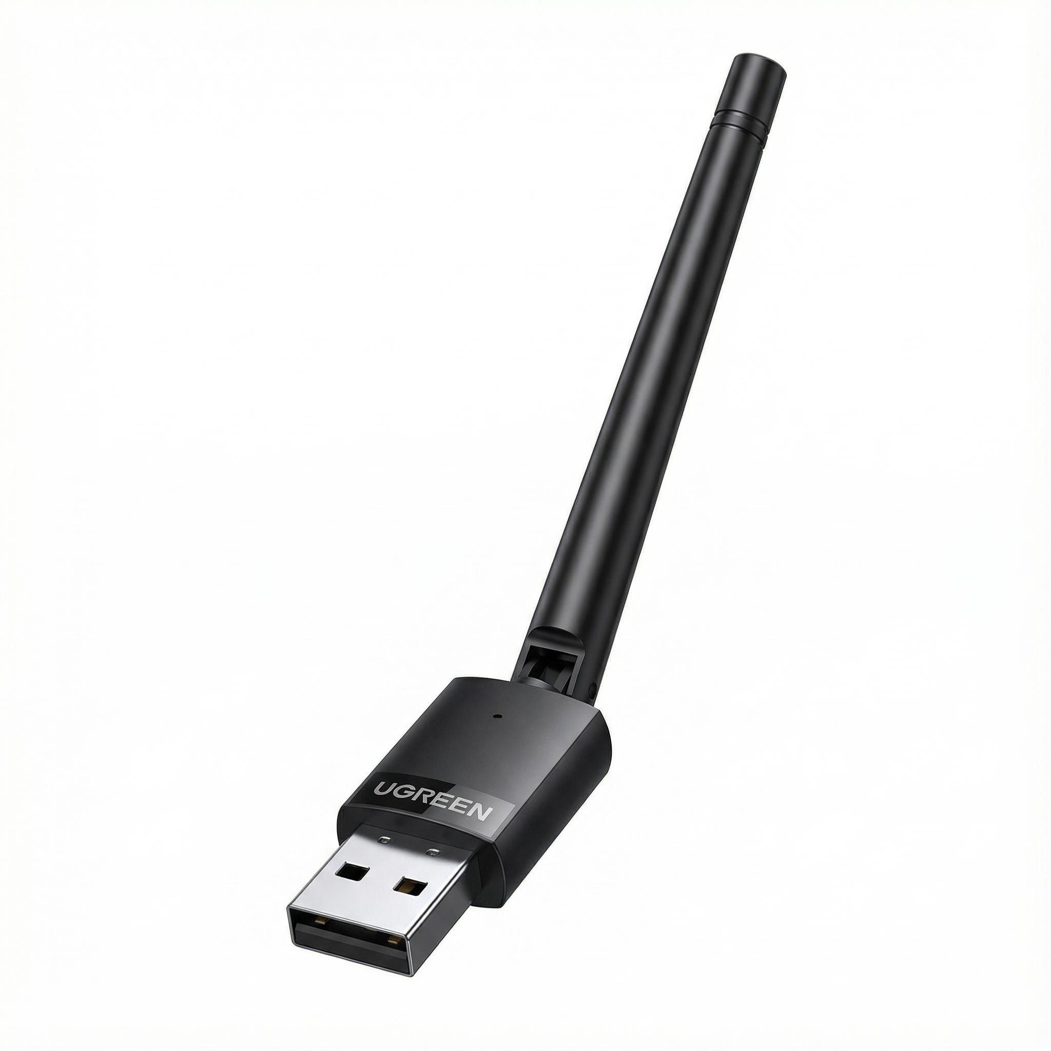 Wi-Fi адаптер USB Ugreen CM761 Wi-Fi 6 AX300/286 Мбит/с Черный (35263)