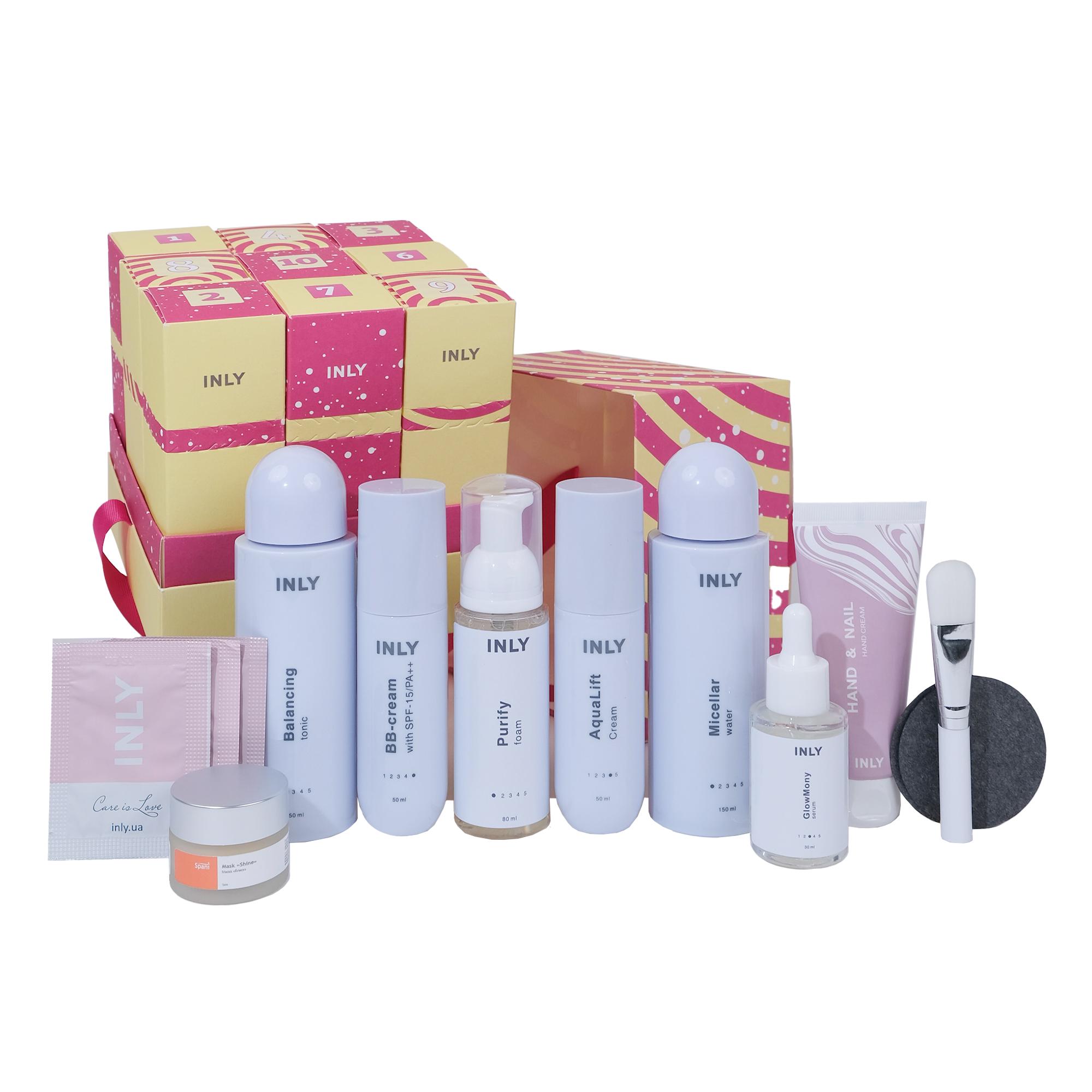 Адвент-календарь косметики Advent Calendar 2026 INLY 10 ячеек (681085)