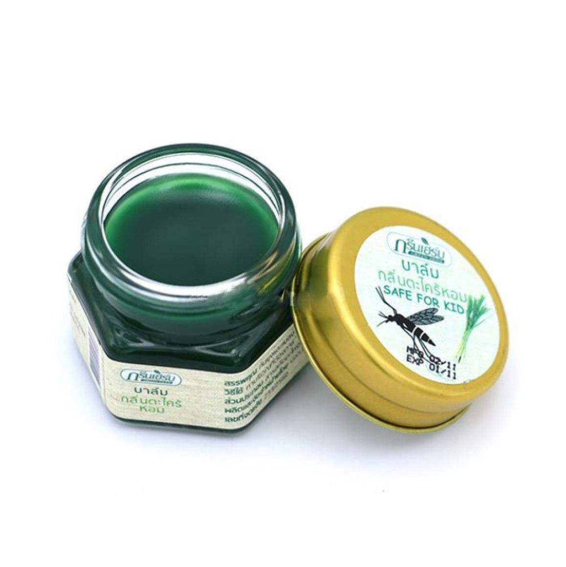 Бальзам репеллент от комаров Green Herb с лемонграссом натуральный 10 г (457412) Бальзам репеллент от комаров Green Herb с лемонграссом натуральный 10 г (457412)