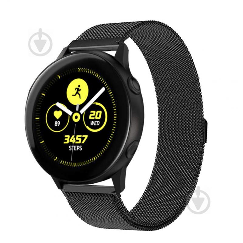 Ремешок BeWatch для смарт-часов Samsung Galaxy Watch Active Черный (1010201) Ремешок BeWatch для смарт-часов Samsung Galaxy Watch Active Черный (1010201)