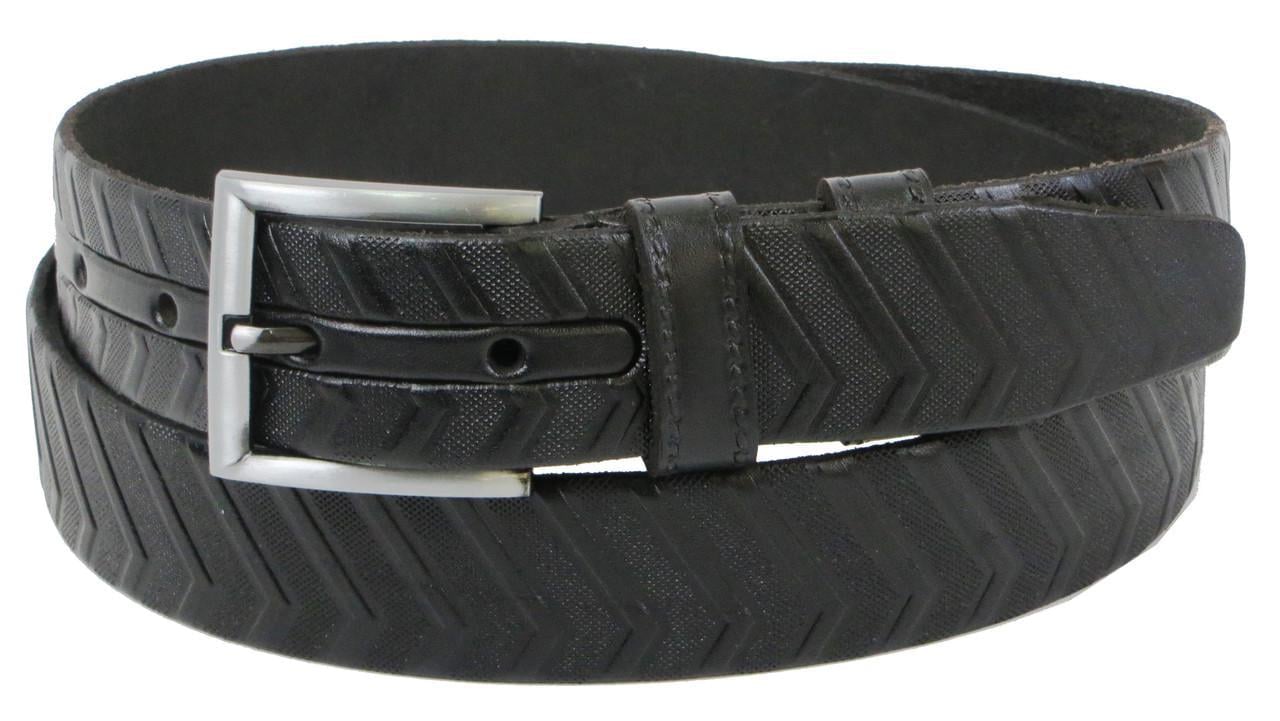 Ремень мужской Skipper 1259-35 под брюки натуральная кожа 3,5 см Черный
