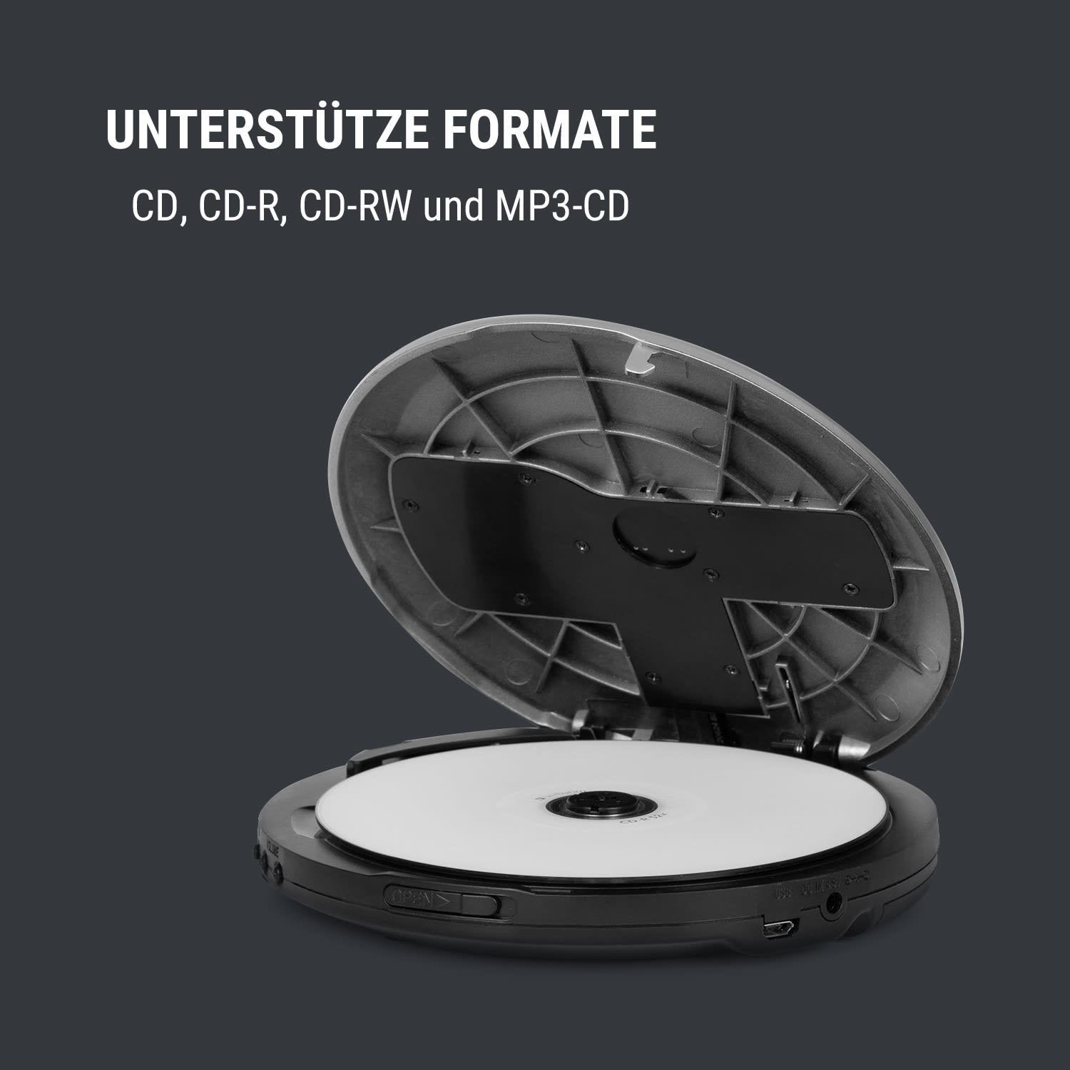 Проигрыватель компакт-дисков OneConcept Discman CDC 100 BT (10031566) - фото 2