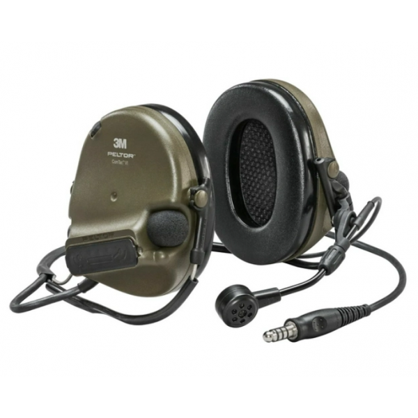 Наушники профессиональные горизонтальные Peltor ComTac VI NIB Headset активные Оливковый