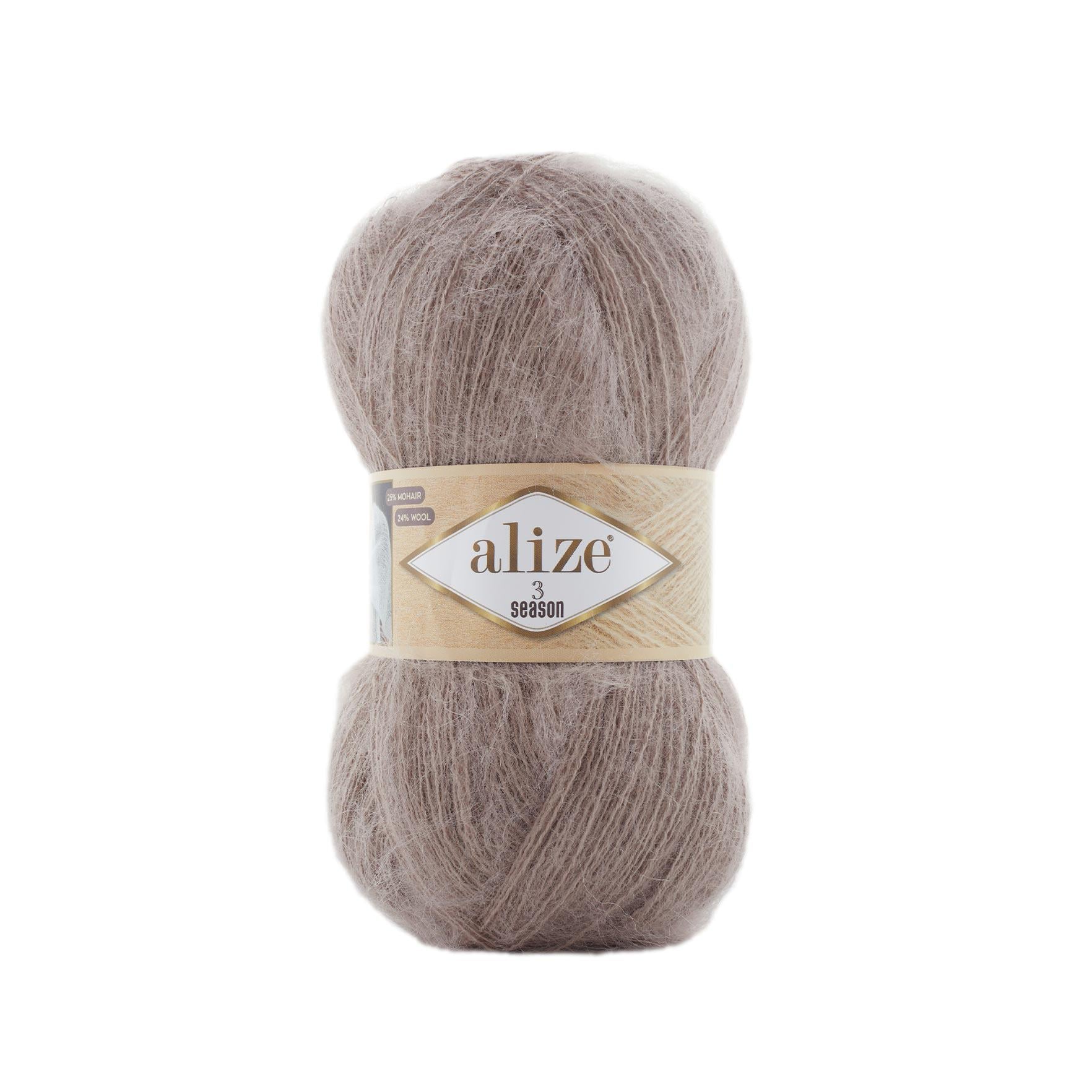 Пряжа Alize 3 season 541 какао (3984)
