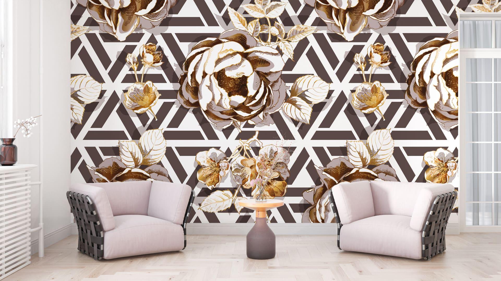 Фотообои флизелиновые Styleo Print-walls Лепесток и ритм 0747 300х200 см (Pw-0747)