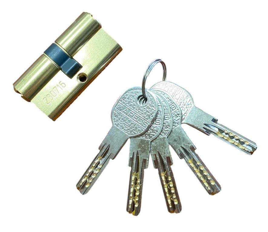 Цилиндр для замков Apecs Premier QM 60 30х30 мм G (5513)