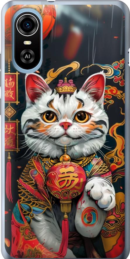 Чехол на ZTE Blade A31 Plus China Cat v2 (6135u-2637-42517)