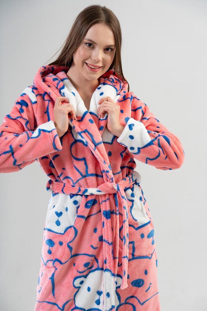 Халат Vienetta 202093/0352 жіночі XL Рожевий (187767-2)