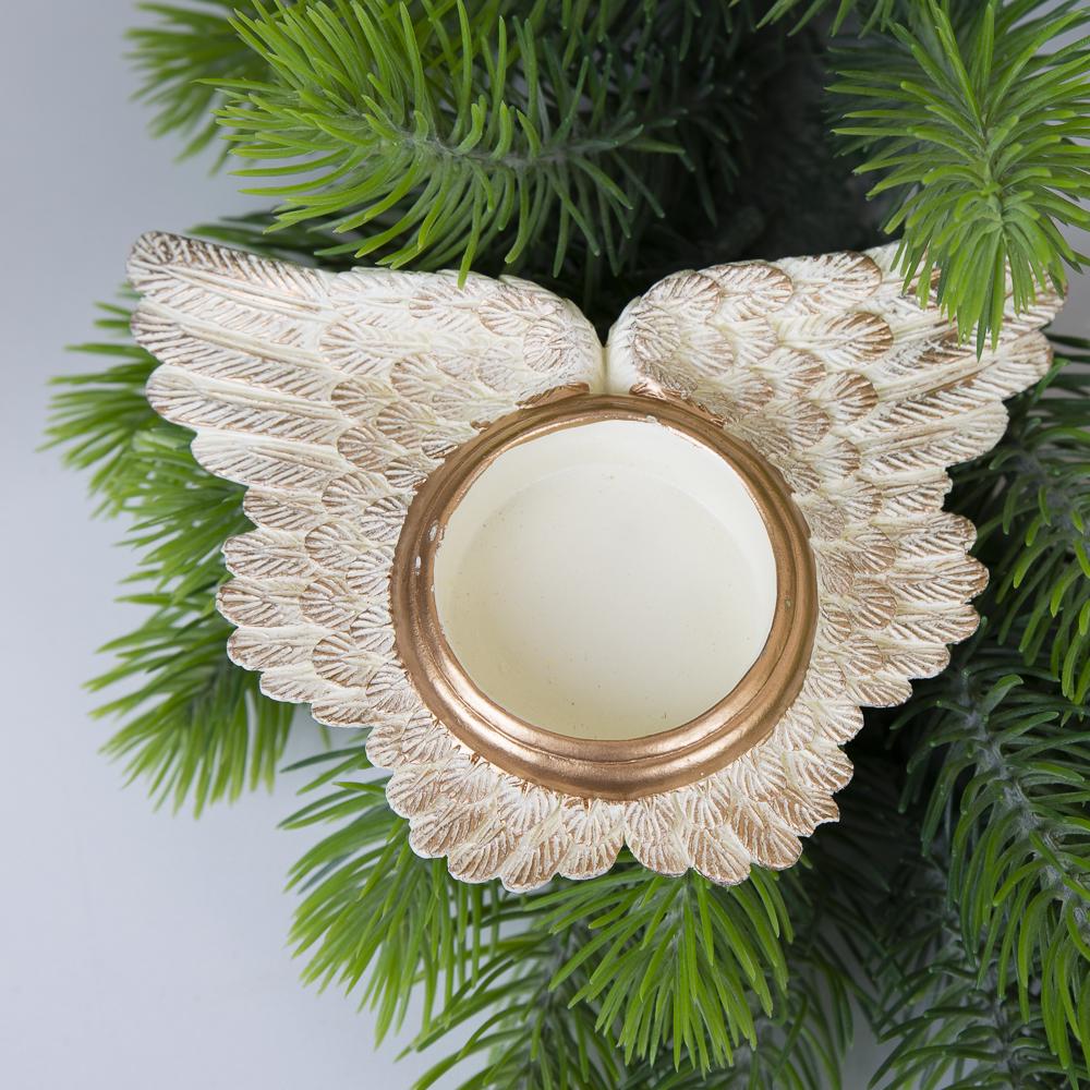 Подсвечник Крылья керамические 13 см (2572)