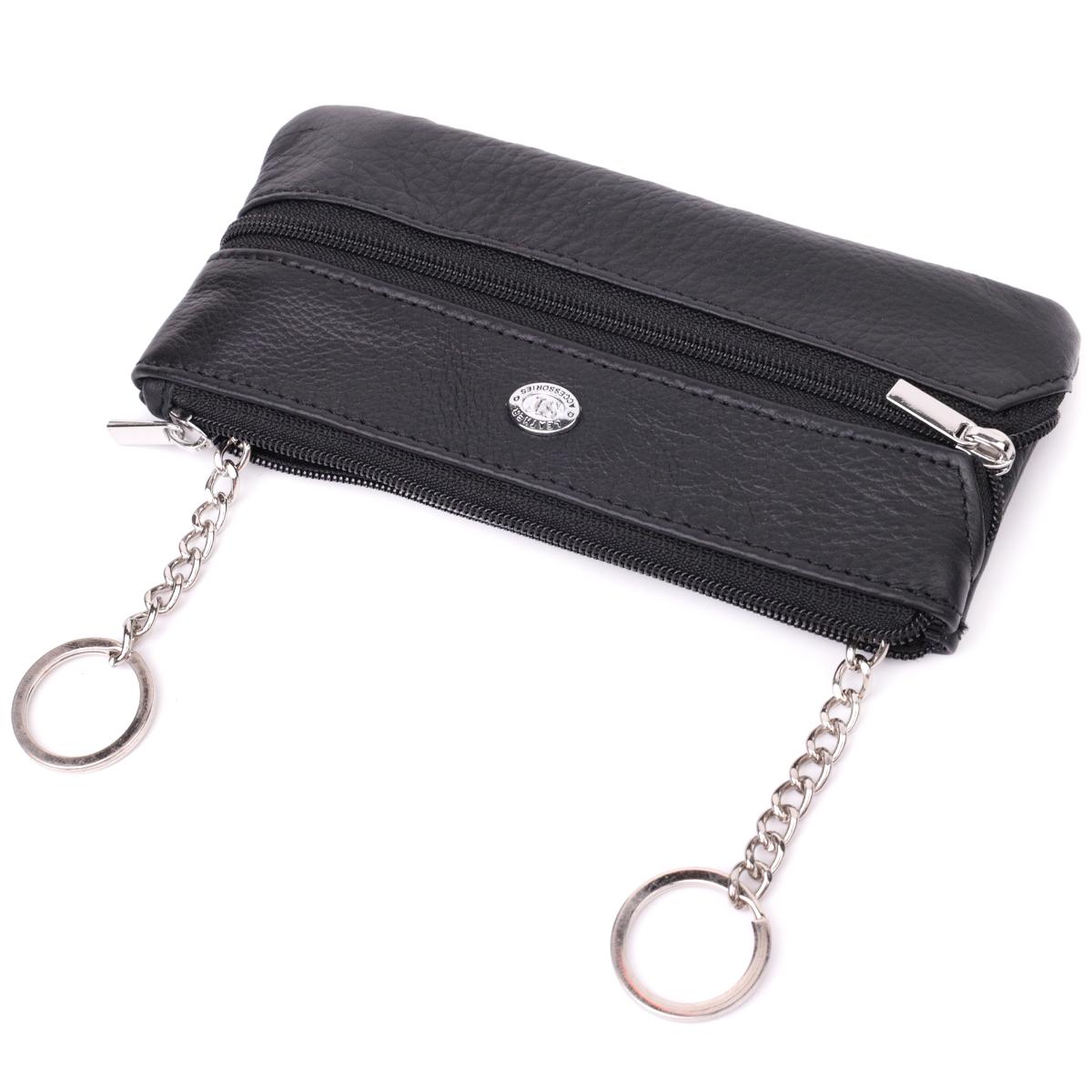 Ключниця шкіряна ST Leather 22511 Чорний - фото 3