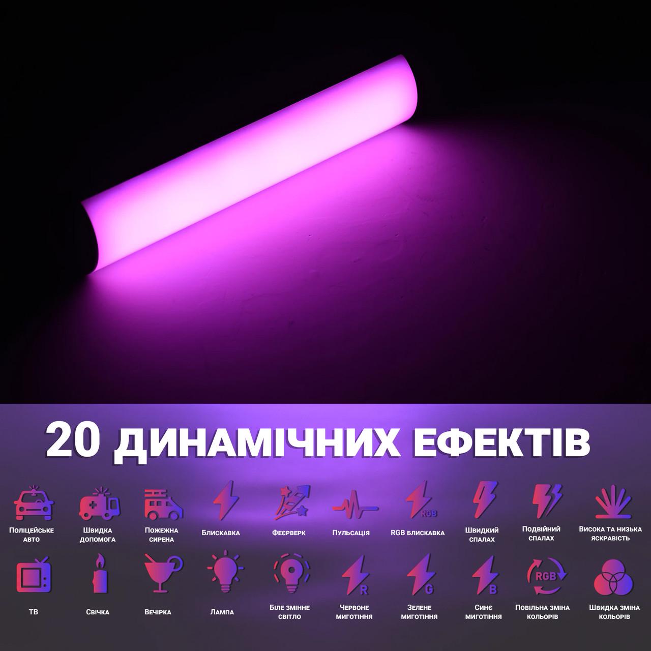 Лампа Led Andoer W200RGB заповнююче відео світло з RGB підсвічуванням - фото 10