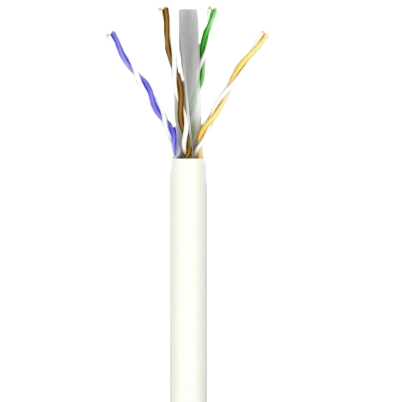 Кабель сетевой внутренний Одескабель КПВонг-HF-ОП 4x2x0.54 U/UTP Cat6 LSOH 305 м Белый (33088457)
