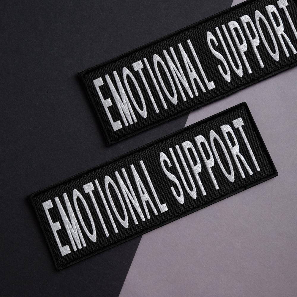 Набір шевронів з липучкою "Emotional Support" для кінологів 4 шт. (25485) - фото 3